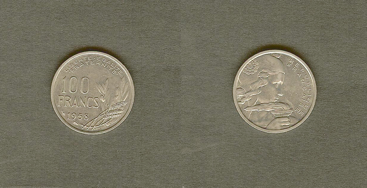 100 francs Cochet 1958 SPL- à SPL